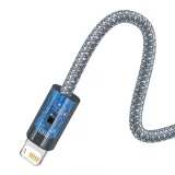 iPhone USB–Lightning kábel 2,4 A, 2 m – szürke 4