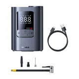 Vezeték nélküli kompresszor, 3 fúvóka, 150 PSI, 26 l/perc, 82 W – fekete 4