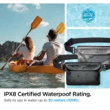 IPX8 vízálló fekete sport övtáska - 2 db. 8