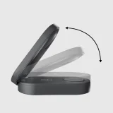 3 az 1-ben vezeték nélküli összecsukható töltőállomás iPhone, Apple Watch és AirPods készülékekhez QI2 MFI - Fekete 6