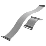 Rozsdamentes acél szíj Apple Watch 42, 44, 45, 49 mm-hez, milánói stílusú – ezüst 10