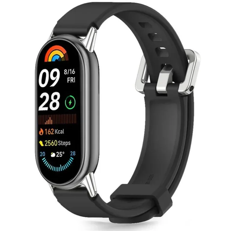 Pánt a Xiaomi Smart Band 8 / 9 / 10 / NFC IconBand Classic készülékhez – fekete