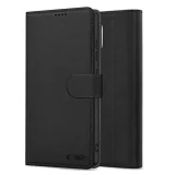 Összecsukható öko-bőr tok Samsung Galaxy S25 FE Wallet - fekete 3