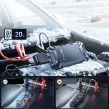 Indító segédeszköz járművekhez, 12000 mAh, 12 V – fekete 11