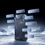 Indító segédeszköz járművekhez, 12000 mAh, 12 V – fekete 9