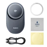 Magnetski nosač s Qi2 bežičnim punjačem za pametne telefone za ventilaciju - crni 7