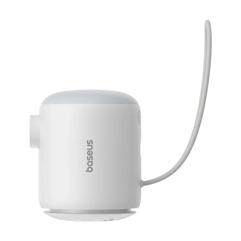 Hordozható, újratölthető utazószivattyú 4 USB-C porttal – fehér