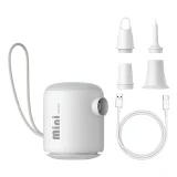Prijenosna punjiva putna pumpa s 4 USB-C priključka - bijela 2