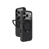 Cloudie állványos tok iPhone 17 Pro Max-hoz – fekete