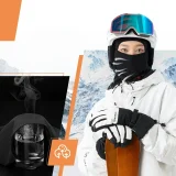 Skijaška balaklava za biciklizam i motociklizam, veličina L - crna 5