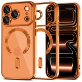 MagFlex MagSafe-Hülle für iPhone 17 Pro – Transparent-Orange
