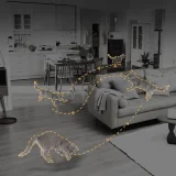 1080p IR Wi-Fi Bluetooth beltéri megfigyelő kamera - fehér 5