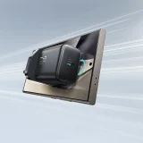 AC punjač s kabelom, britanski utikač, USB-C, 25 W, 1 m - crni 3