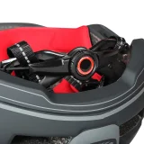 Gyermek biciklis bukósisak USB-s hátsó lámpával, 52-56 cm - szürke 9