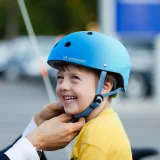 BMX és robogó sisak, 54-58 cm - kék színárnyalatú 5
