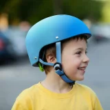 BMX és robogó sisak, 54-58 cm - kék színárnyalatú 6