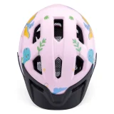 Gyermek MTB biciklis sisak levehető napellenzővel, 48-52 cm - rózsaszín 3
