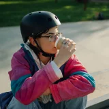 Könnyű BMX és robogó sisak, 54-58 cm - fekete 10