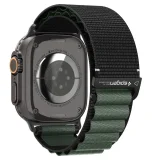 Apple Watch 44 / 45 / 46 / 49 mm-es szíj - fekete és zöld 2