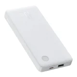 Airpow Lite 10000mAh 15W-os Power Bank 30cm-es USB-A USB-C kábellel - Fehér színben 2
