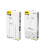 X14PROL-W1 iPhone Lightning vezetékes fülhallgató - Fehér színben 4