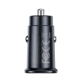 USB-C–USB-A 30 W-os autós töltő – fekete 11