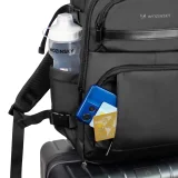 Repülőgépes utazási hátizsák laptop zsebbel, 20L, 40x20x25 cm - fekete 10