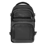 Repülőgépes utazási hátizsák laptop zsebbel, 20L, 40x20x25 cm - fekete 2