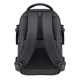 Repülőgépes utazási hátizsák laptop zsebbel, 20L, 40x20x25 cm - fekete 3