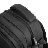 Repülőgépes utazási hátizsák laptop zsebbel, 20L, 40x20x25 cm - fekete 8