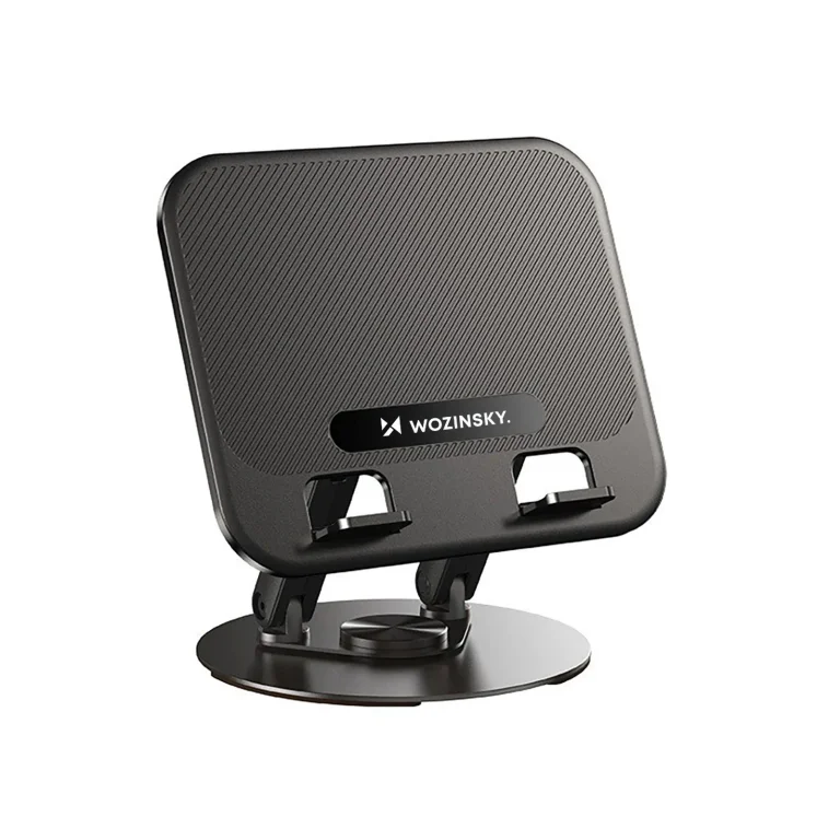 Forgatható állvány laptophoz vagy táblagéphez - fekete