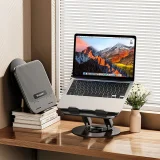 Forgatható állvány laptophoz vagy táblagéphez - fekete 4