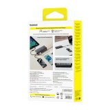 25000mAh 145W-os Power Bank kijelzővel és beépített USB-C kábelekkel - Fekete 6