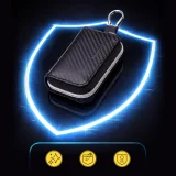 Puzdro proti krádeži pre RFID kľúče od auta s Faradayovou klietkou – čierne 10