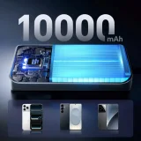 10000mAh 22.5W USB-A USB-C Power Bank kijelzővel JR-QP191 Mini - Fekete 10
