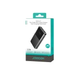 10000mAh 22.5W USB-A USB-C Power Bank kijelzővel JR-QP191 Mini - Fekete 6
