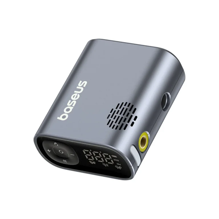 Elektromos kerékpárpumpa kijelzővel, 1500mAh, 150 psi, 45W - fekete