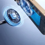 3 az 1-ben induktív töltő okostelefonhoz, órához és fejhallgatóhoz hűtéssel, 45 W-os USB-C kábellel - fekete színben 6