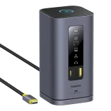 11 az 1-ben USB-C, USB-A, HDMI, RJ45, 3,5 mm-es minijelzős dokkolóállomás - szürke