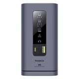 11 az 1-ben USB-C, USB-A, HDMI, RJ45, 3,5 mm-es minijelzős dokkolóállomás - szürke 2