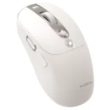 Vezeték nélküli egér újratölthető akkumulátorral, akkumulátor kijelzővel, 4000 DPI, 800 mAh, 2,4 GHz, BT - fehér 3