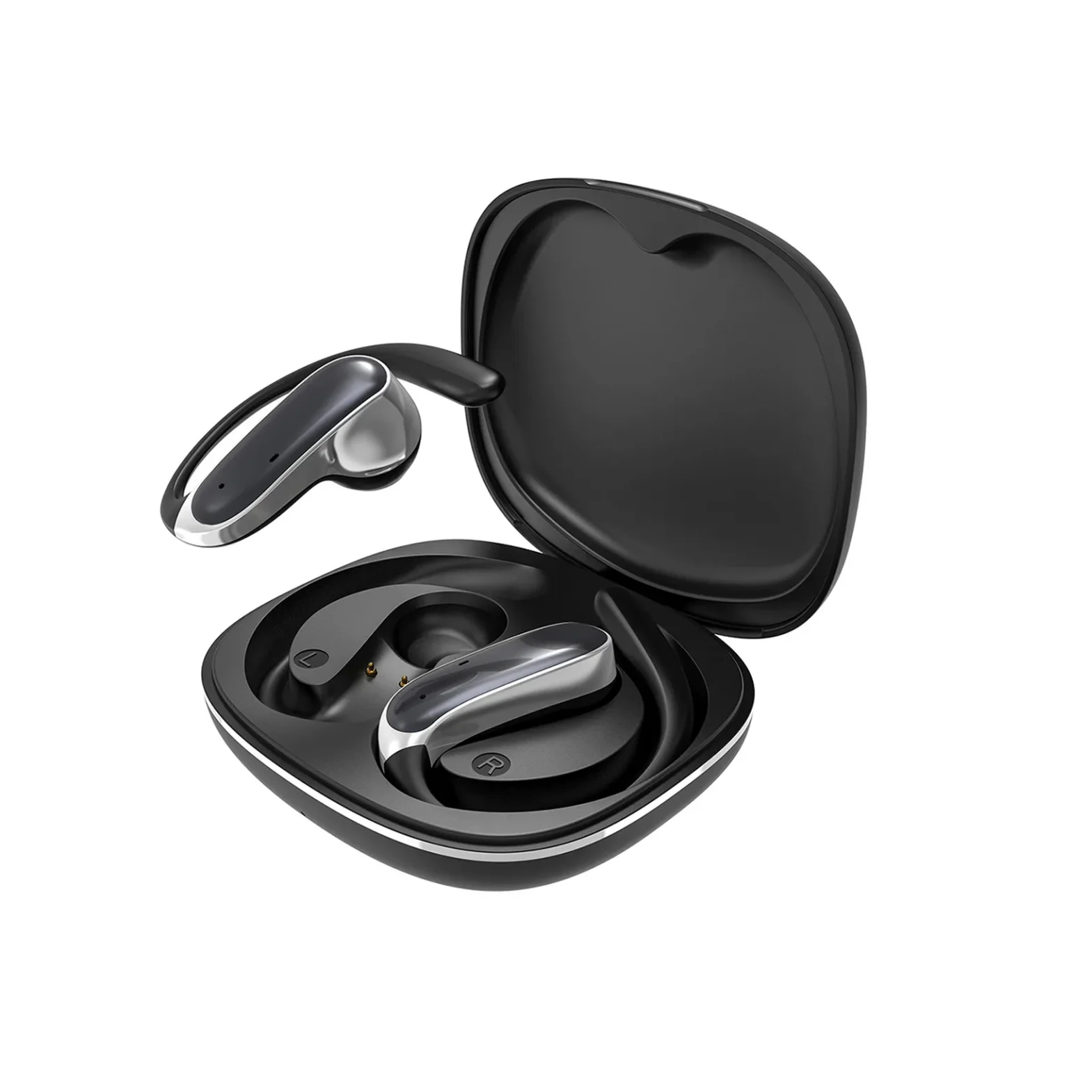 U17Z Bluetooth OWS vezeték nélküli fejhallgató fülakasztóval – fekete U17Z Bluetooth OWS vezeték nélküli fejhallgató fülakasztóval – fekete