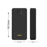 20 000 mAh-s USB-A-csatlakozós K10Pro 2,4 A-s hordozható akkumulátor – fekete 4