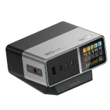 5-u-1 stanica za punjenje s digitalnim zaslonom, USB-A, USB-C, 300 W - srebrena