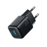 33 W-os USB-A–USB-C fali töltő – fekete