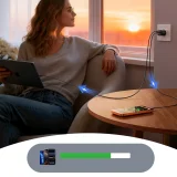 33 W-os USB-A–USB-C fali töltő – fekete 8