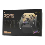G5Pro Premium Edition vezeték nélküli játékvezérlő töltőállomással – fekete és arany 3