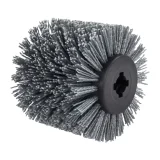 Csiszolóhenger, nylon hengeres kefe szatén felületkezeléshez, 120x100 mm