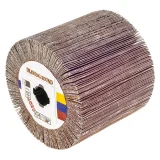 120x100 mm-es P320 levél típusú hengeres kerék szaténfinomítókhoz és csiszológépekhez