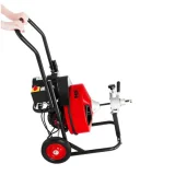 390 W-os, 23 m-es MSW-DRAIN CLEAN 23E elektromos spirálcsatornatisztító + fejek 5